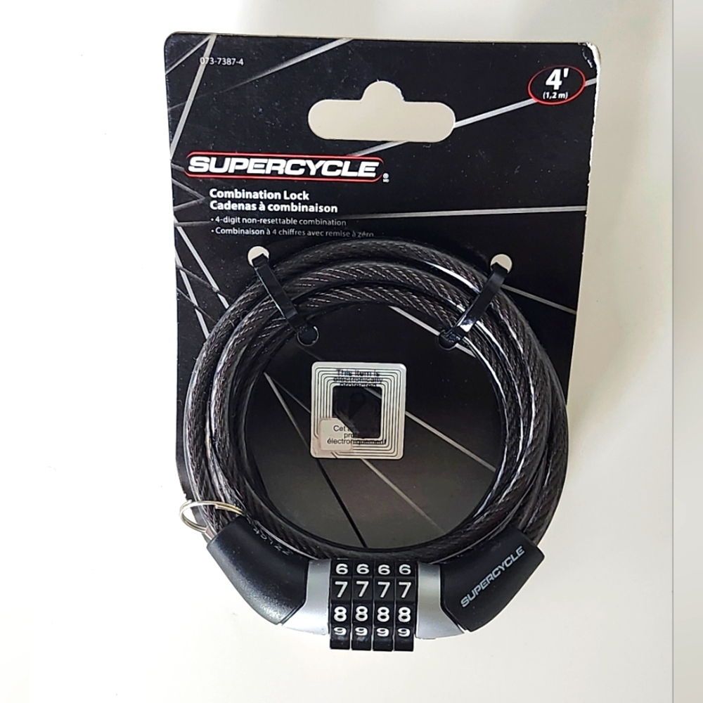 Supercycle Combination Bike Lock